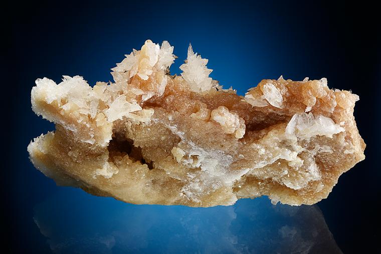 COLEMANITE on CALCITE
